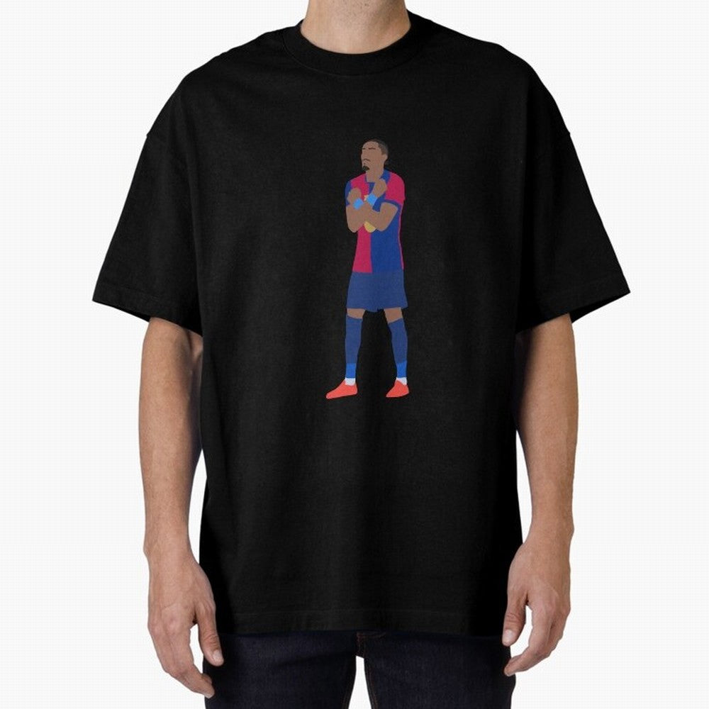 Raphinha Barcelona Celebration Classic T-Shirt Carry the Colors and Pride of Match Day Hype around FIFA World Cup 2026 USA Canada Mexico, Messi, Neymar and Mbappe, Portugal, Championship Spirit, Famous Goals, Roaring Crowds and International
