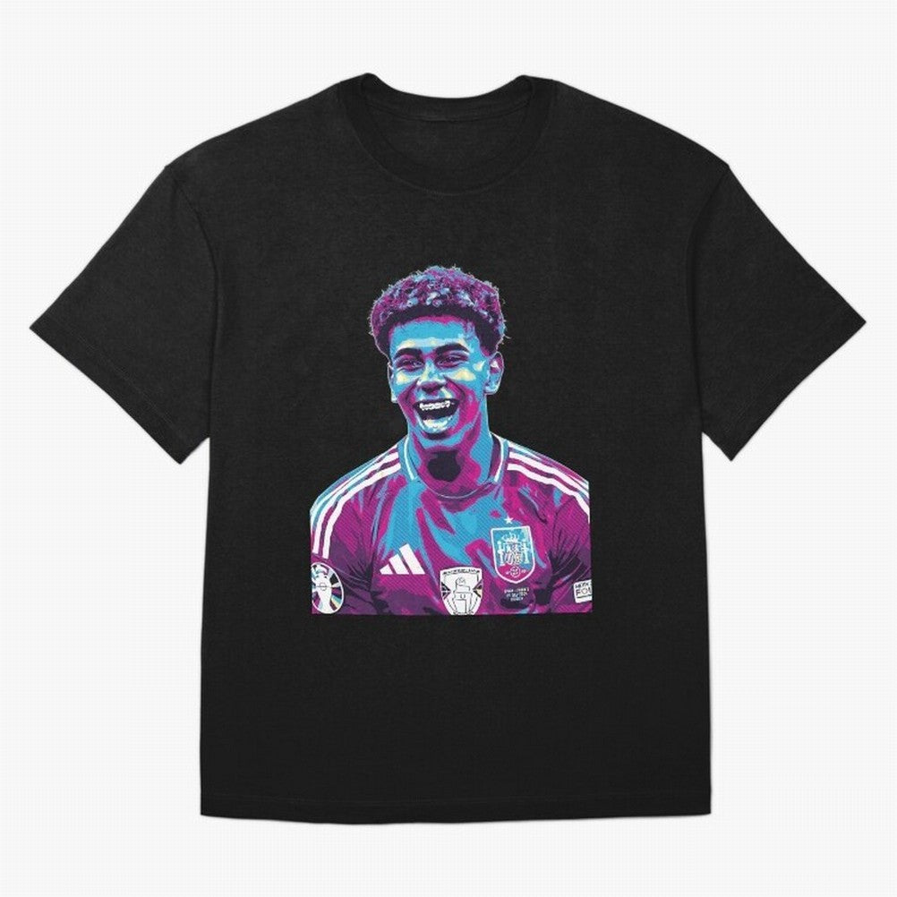lamine yamal laugh Classic T-Shirt Support Your Favorite Stars during Match Day Hype around FIFA World Cup 2026, Messi, CR7 and Mbappe, Argentina, Fan Favorite Moments, National Team Passion, Big Match Drama and Soccer History; Ideal for Passionate
