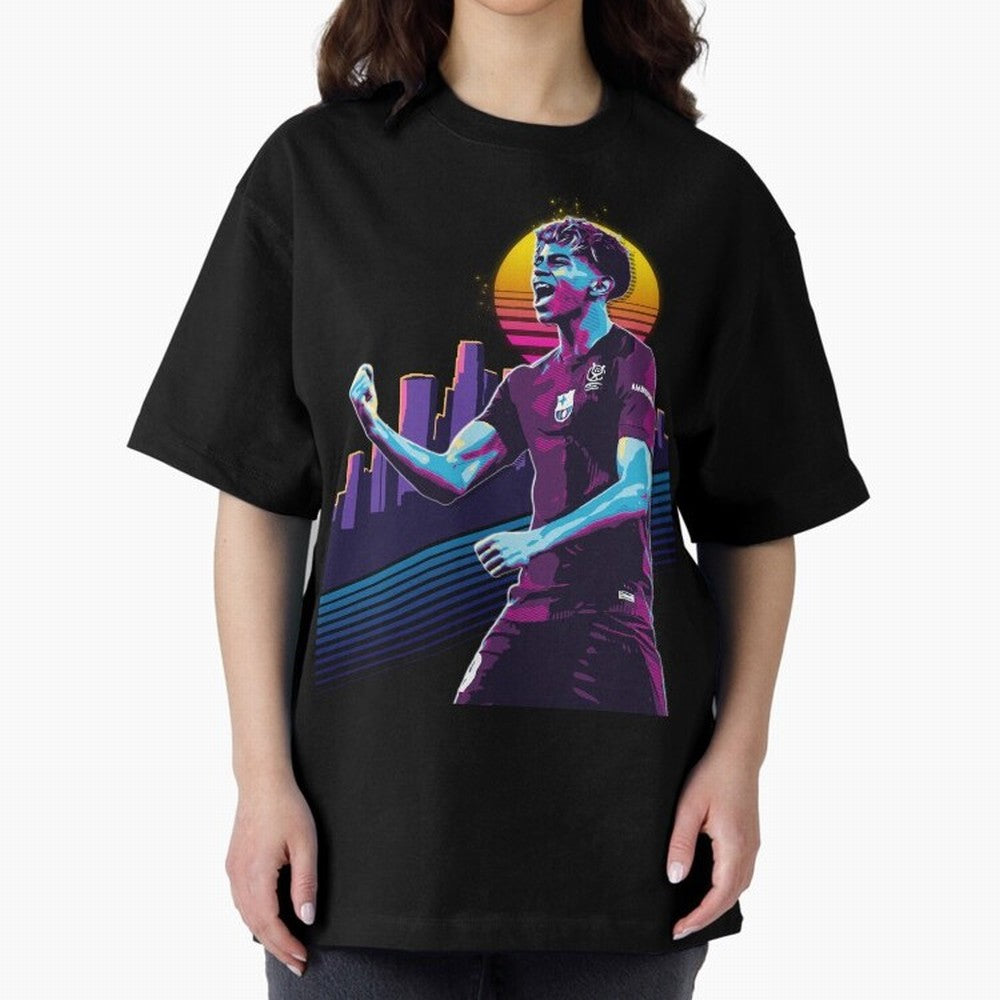 Lamine Yamal celebration 3 Oversized T-Shirt Celebrate Rivalries and Pride in FIFA World Cup 2026 USA Canada Mexico for Fans of Messi and Argentina, Bringing Classic Soccer Heritage, Championship Pressure, Fan Loyalty and International Pride;