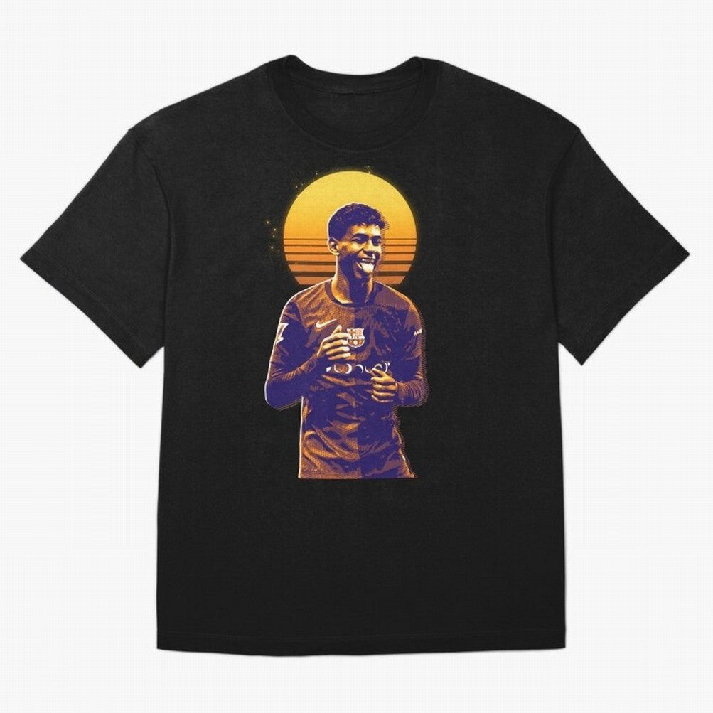 Yamal Lamine fcb club Oversized T-Shirt Cheer through Every Moment of the FIFA World Cup 2026 USA Canada Mexico Journey through Neymar Highlights, Portugal, Spain and Germany Pride, Retro Football Energy, Iconic Rivalries, Trophy Chase Drama and