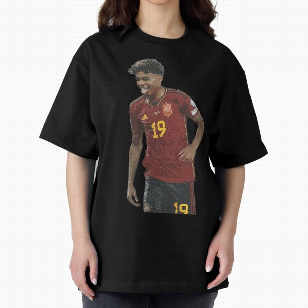 Lamine Yamal Oversized T-Shirt Elevate FIFA World Cup 2026 Group Stage Driven by Messi, CR7 and Mbappe, Spain and Netherlands Energy, Fan Favorite Moments, National Team Passion, Big Match Drama and Soccer History; Made for Collectors Who Enjoy