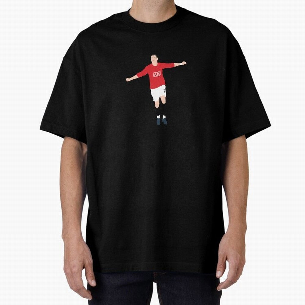 Vintage Cristiano Ronaldo Oversized T-Shirt Fuel Your Fan Pride for Global Football Passion for FIFA World Cup 2026 Group Stage, Driven by CR7, Portugal, Spain and Germany, Football History, Final Match Energy, Crowd Noise and Once in a Lifetime