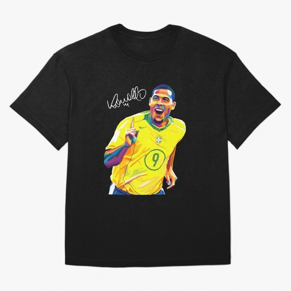 Ronaldo 9 Wpap Pop Art Oversized T-Shirt Celebrate Fan Favorites in the FIFA World Cup 2026 Journey through Haaland and Mbappe Highlights, Portugal Pride, Game Day Rituals, Football Legends, Country Pride and the Road to the Final; Created for