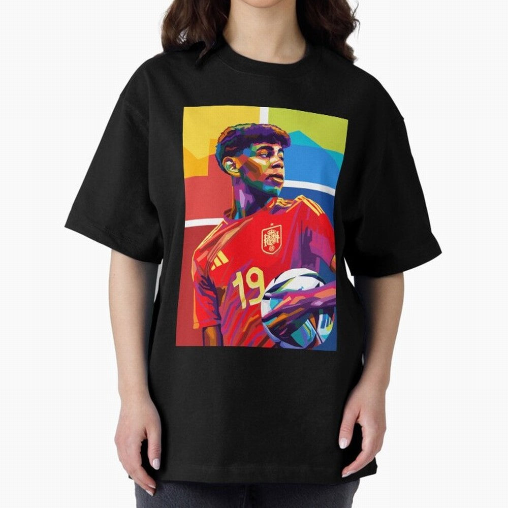 Lamine Yamal Football Wpap Art Classic T-Shirt Follow the Road to FIFA World Cup 2026 Group Stage Inspired by Haaland, Brazil, Portugal and Argentina Energy, Stadium Chants, National Pride, Trophy Dreams and Unforgettable Football Memories; Created