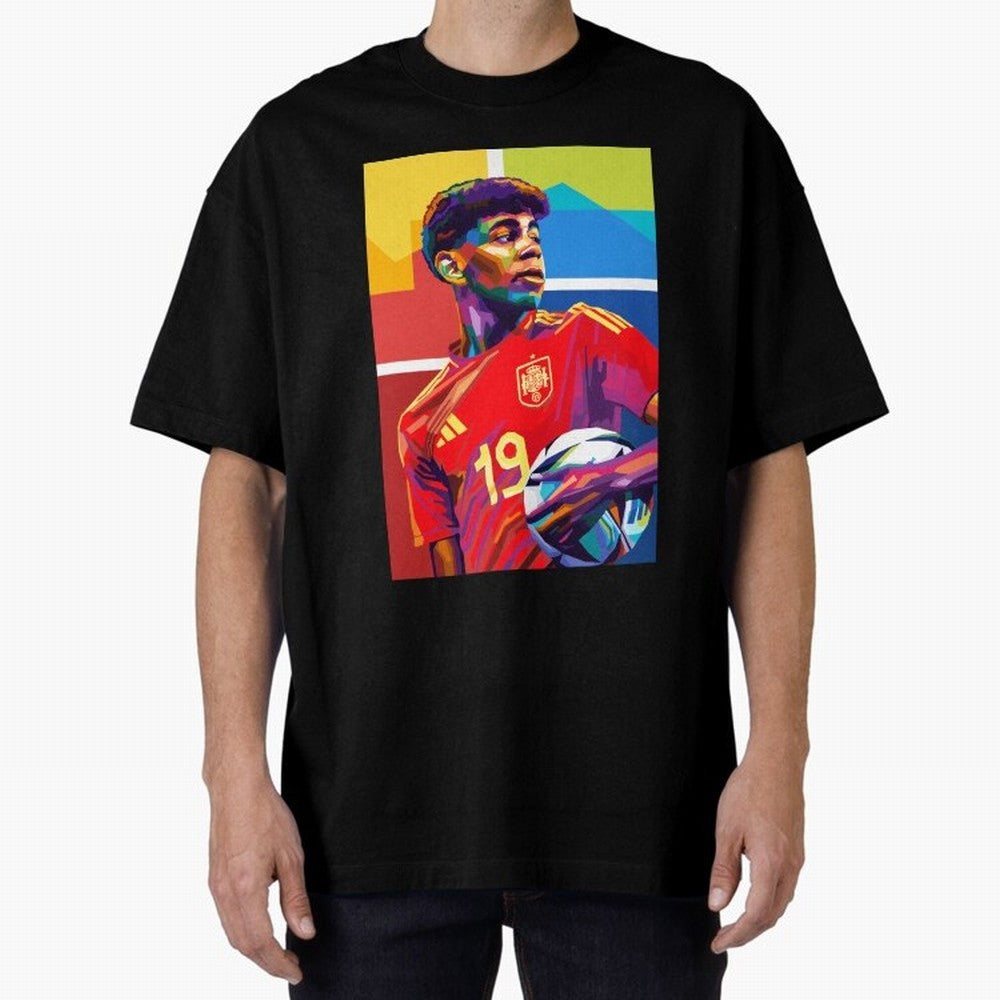 Lamine Yamal Football Wpap Art Classic T-Shirt Follow the Road to FIFA World Cup 2026 Group Stage Inspired by Haaland, Brazil, Portugal and Argentina Energy, Stadium Chants, National Pride, Trophy Dreams and Unforgettable Football Memories; Created