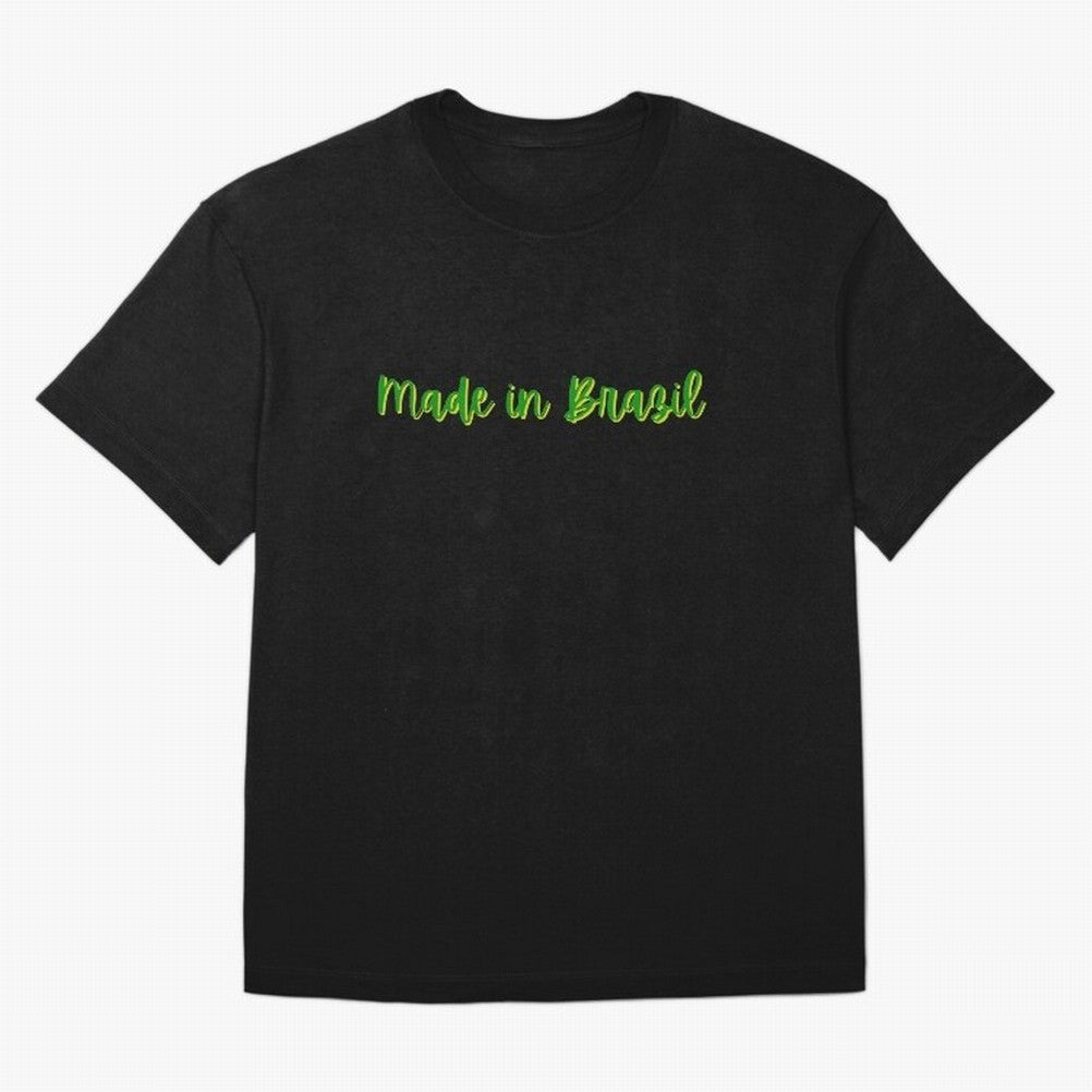 Made in Brazil Oversized T-Shirt Bring Home FIFA World Cup 2026 Capturing Messi, Neymar and Mbappe, France Energy, Football Passion, Legendary Performances, Festival Vibes and Supporter Community; Made for Collectors Who Enjoy Iconic Players,