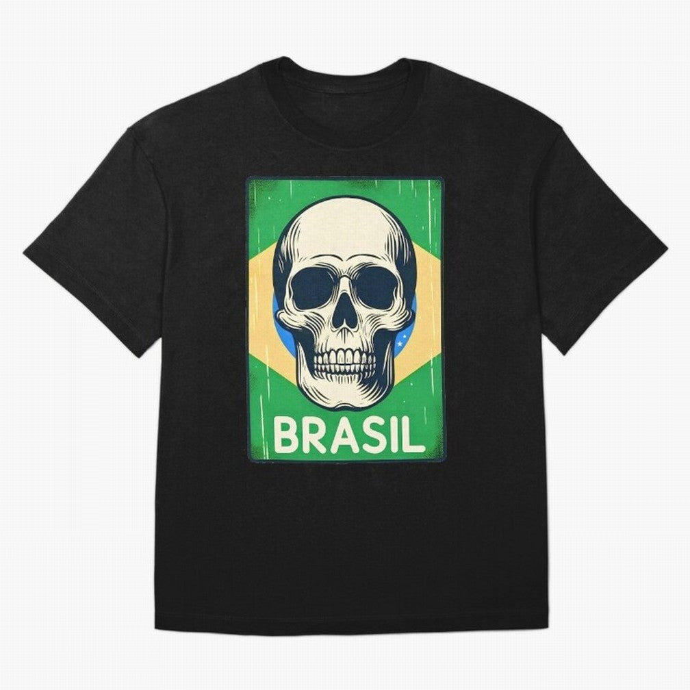 Brasil Classic T-Shirt Show Up for the Glory of Global Football Passion for FIFA World Cup 2026, Highlighting CR7 and Messi, Netherlands, Vintage Soccer Flavor, Modern Football Stars, National Flags and Final Night Emotion; Built for Supporters