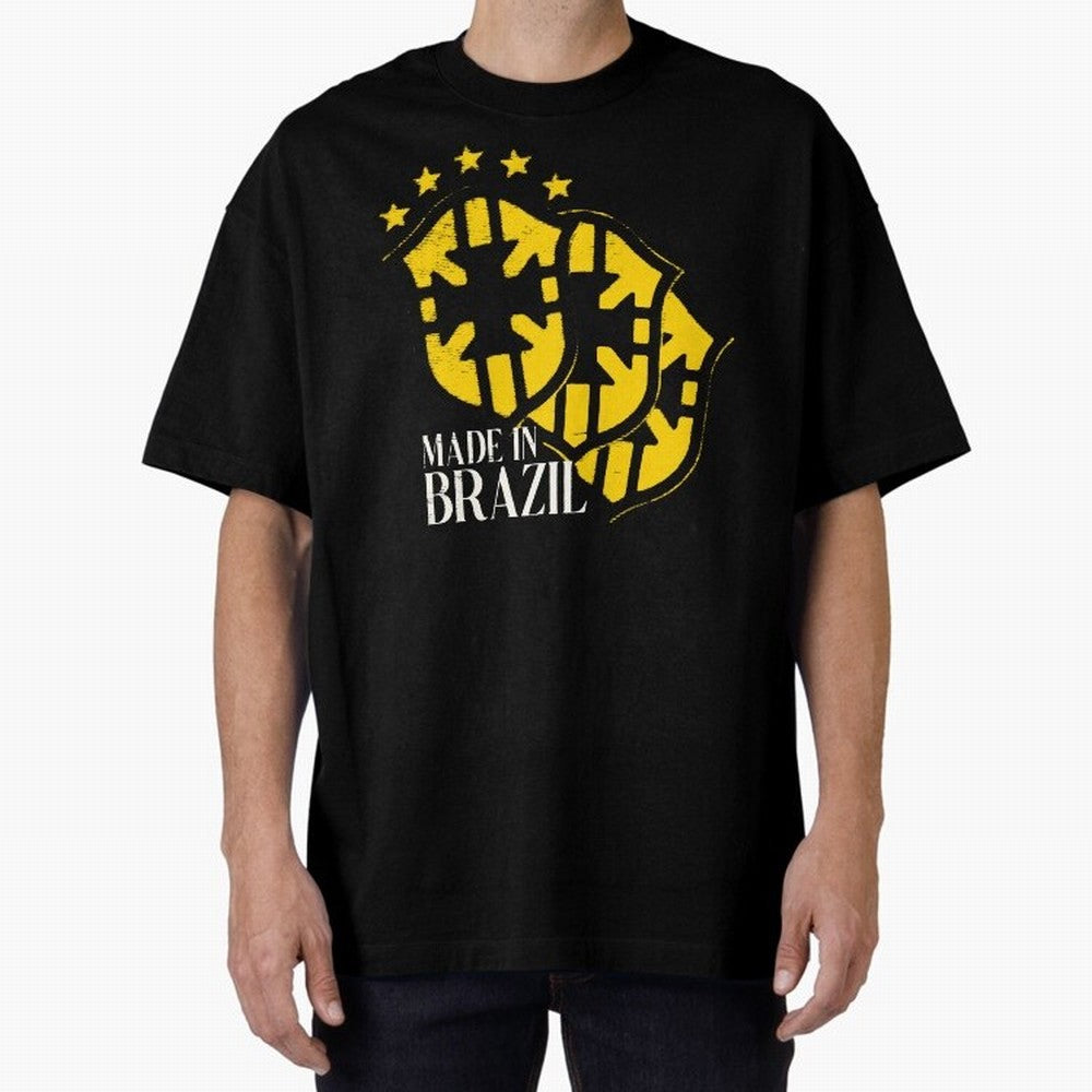 Design Made in Brazil Classic T-Shirt Bring a Champion Mindset to FIFA World Cup 2026 USA Canada Mexico for Fans of CR7 and Messi and Argentina, Bringing Vintage Soccer Flavor, Modern Football Stars, National Flags and Final Night Emotion; Ideal