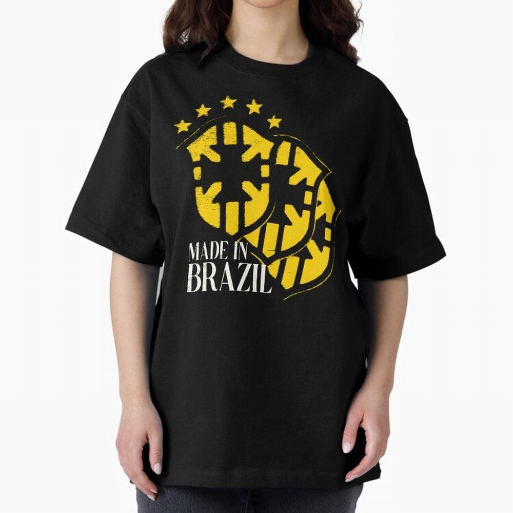 Design Made in Brazil Classic T-Shirt Bring a Champion Mindset to FIFA World Cup 2026 USA Canada Mexico for Fans of CR7 and Messi and Argentina, Bringing Vintage Soccer Flavor, Modern Football Stars, National Flags and Final Night Emotion; Ideal