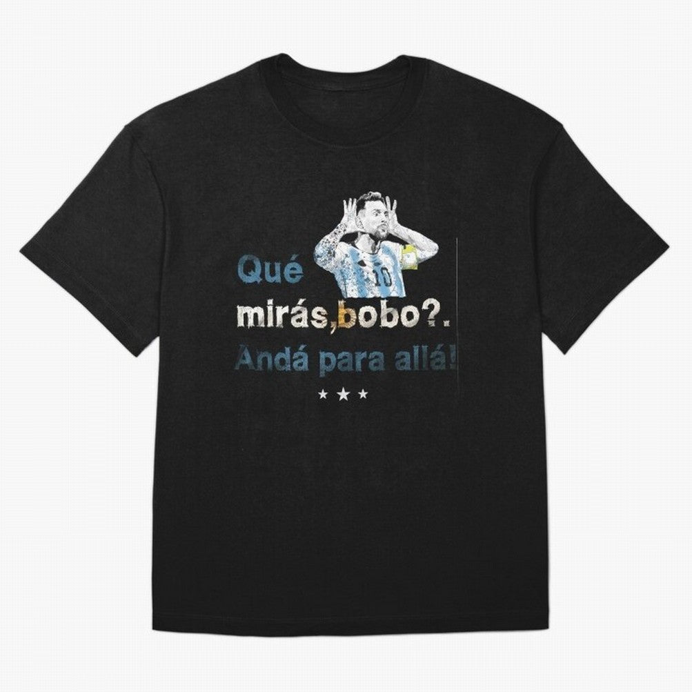 Que Miras Bobo? Classic T-Shirt Bring Trophy Dreams to the FIFA World Cup 2026 Group Stage Journey through Mbappe Highlights, Spain Pride, Stadium Chants, National Pride, Trophy Dreams and Unforgettable Football Memories; Made for Collectors Who