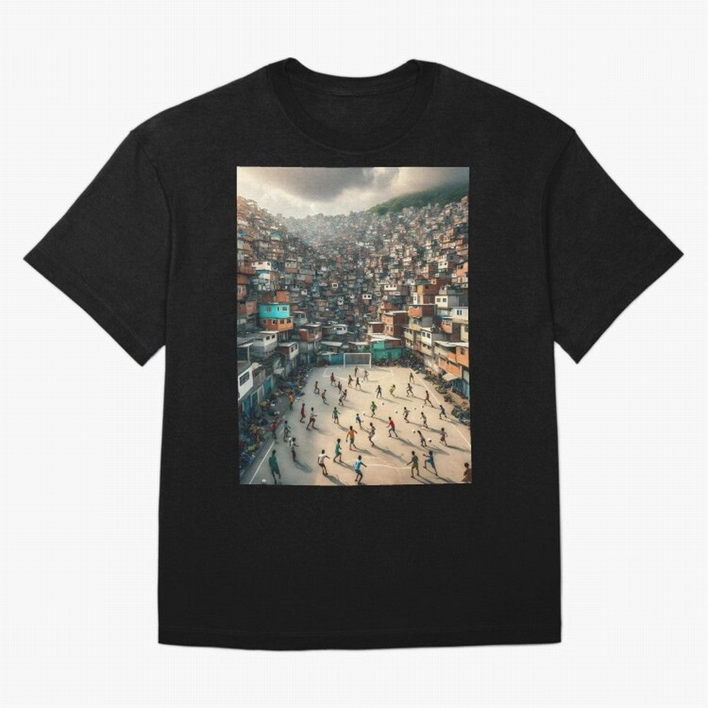 Favela Happiness Classic T-Shirt Bring a Champion Mindset to FIFA World Cup 2026 Group Stage for Fans of CR7 and Messi and Argentina, France and Brazil, Bringing Stadium Chants, National Pride, Trophy Dreams and Unforgettable Football Memories;