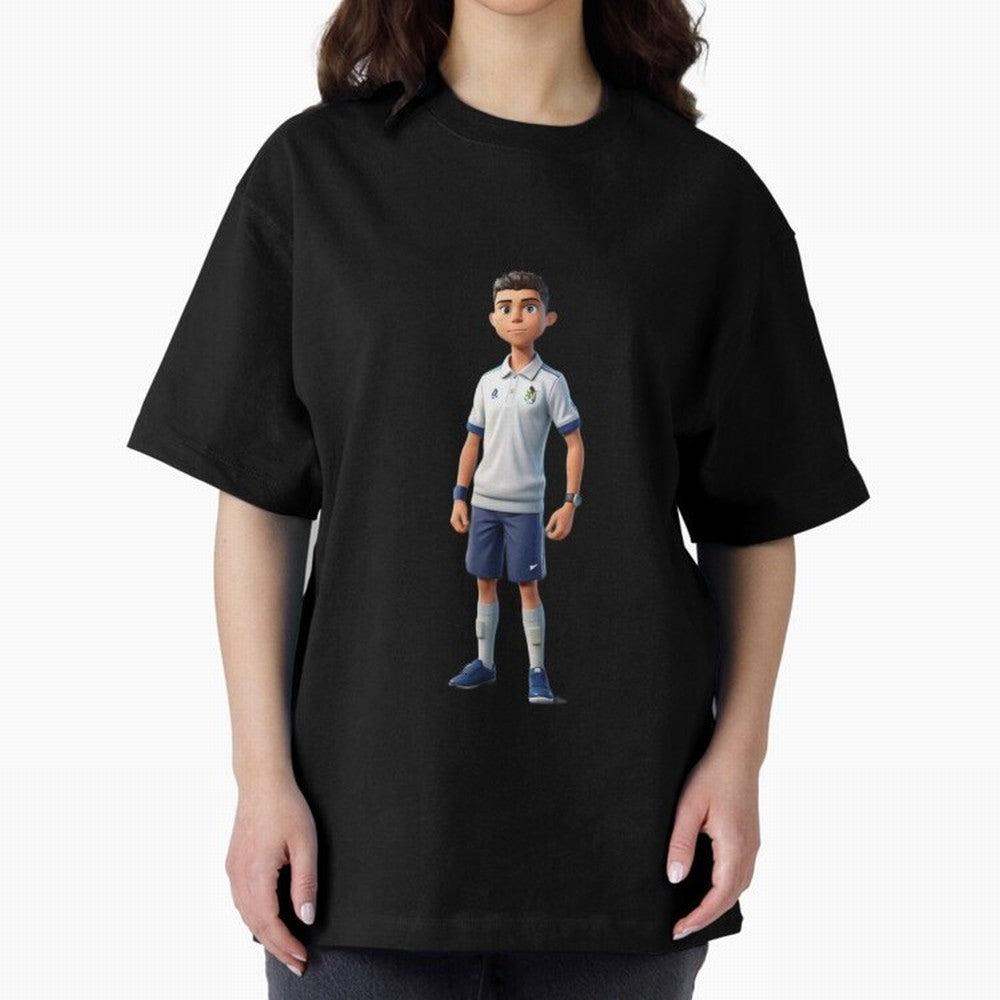 Amimated of Cristiano Ronaldo Classic T-Shirt Celebrate Supporters United by FIFA World Cup 2026 Group Stage for Fans of Cristiano Ronaldo and Argentina, France and Brazil, Bringing Football History, Final Match Energy, Crowd Noise and Once in a