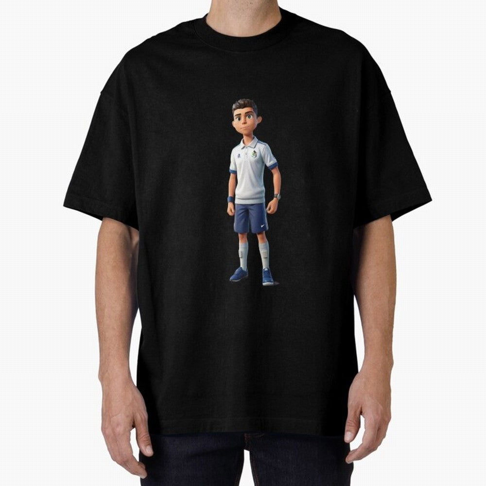 Amimated of Cristiano Ronaldo Classic T-Shirt Celebrate Supporters United by FIFA World Cup 2026 Group Stage for Fans of Cristiano Ronaldo and Argentina, France and Brazil, Bringing Football History, Final Match Energy, Crowd Noise and Once in a