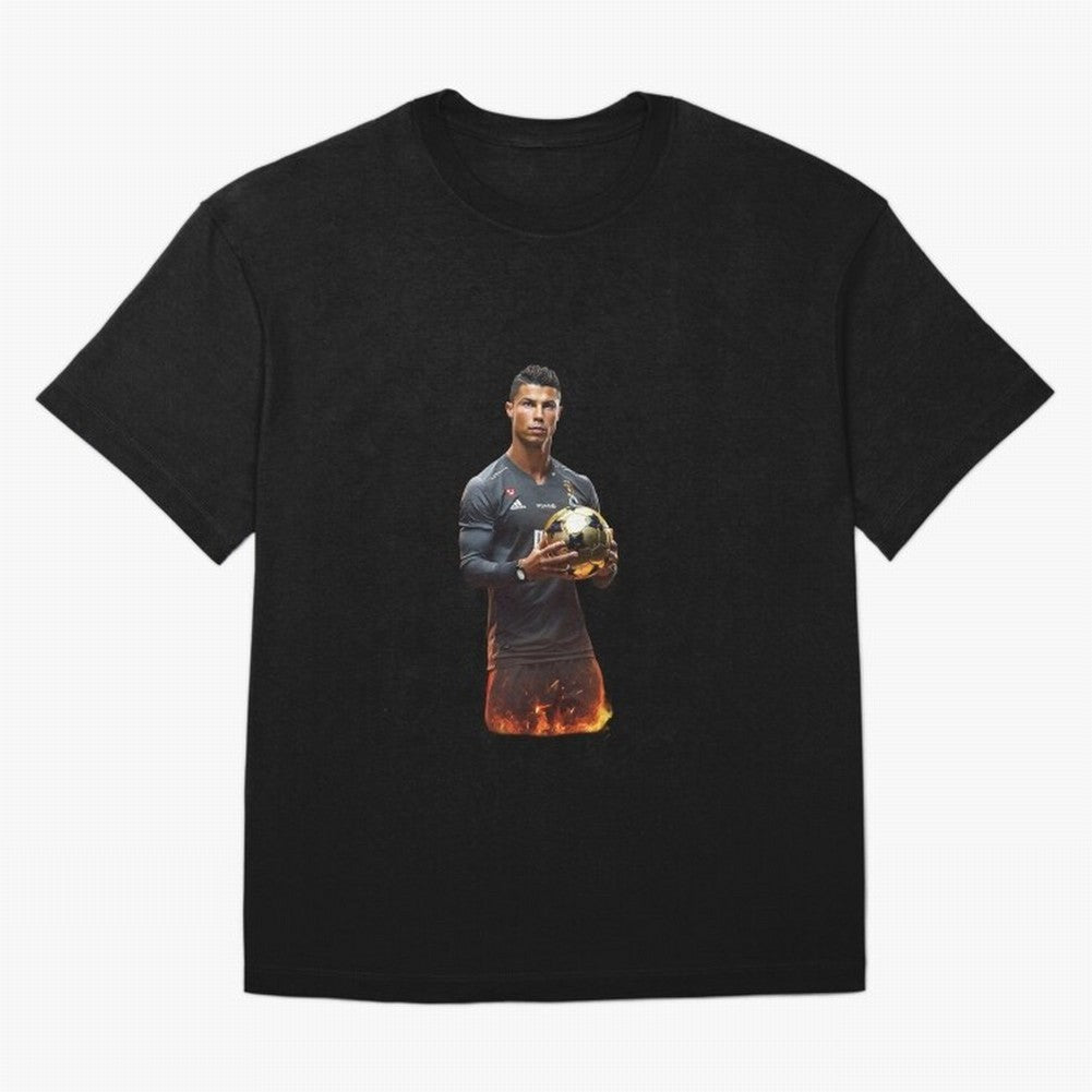 Real Goat Cristiano Ronaldo Oversized T-Shirt Celebrate Fan Culture around Global Football Passion for FIFA World Cup 2026 USA Canada Mexico, Built around CR7 and Messi, France and Portugal, Fan Favorite Moments, National Team Passion, Big Match