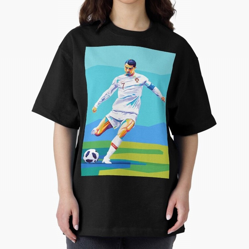Cristiano Ronaldo Wpap Art Classic T-Shirt Represent Match Day Hype around FIFA World Cup 2026, Neymar, Portugal, Champion Mindset, Group Stage Buzz, Knockout Tension and Passionate Fan Culture; Ideal for Passionate Fans Who Love Underdog Stories,