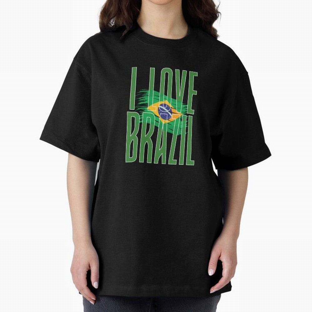 Art I Love BRAZIL Classic T-Shirt Carry Global Football Passion for FIFA World Cup 2026 USA Canada Mexico, Centered on CR7, Spain, Soccer Culture, Superstar Moments, National Team Dreams and Competitive Fire; Ideal for Fans Who Follow Messi,