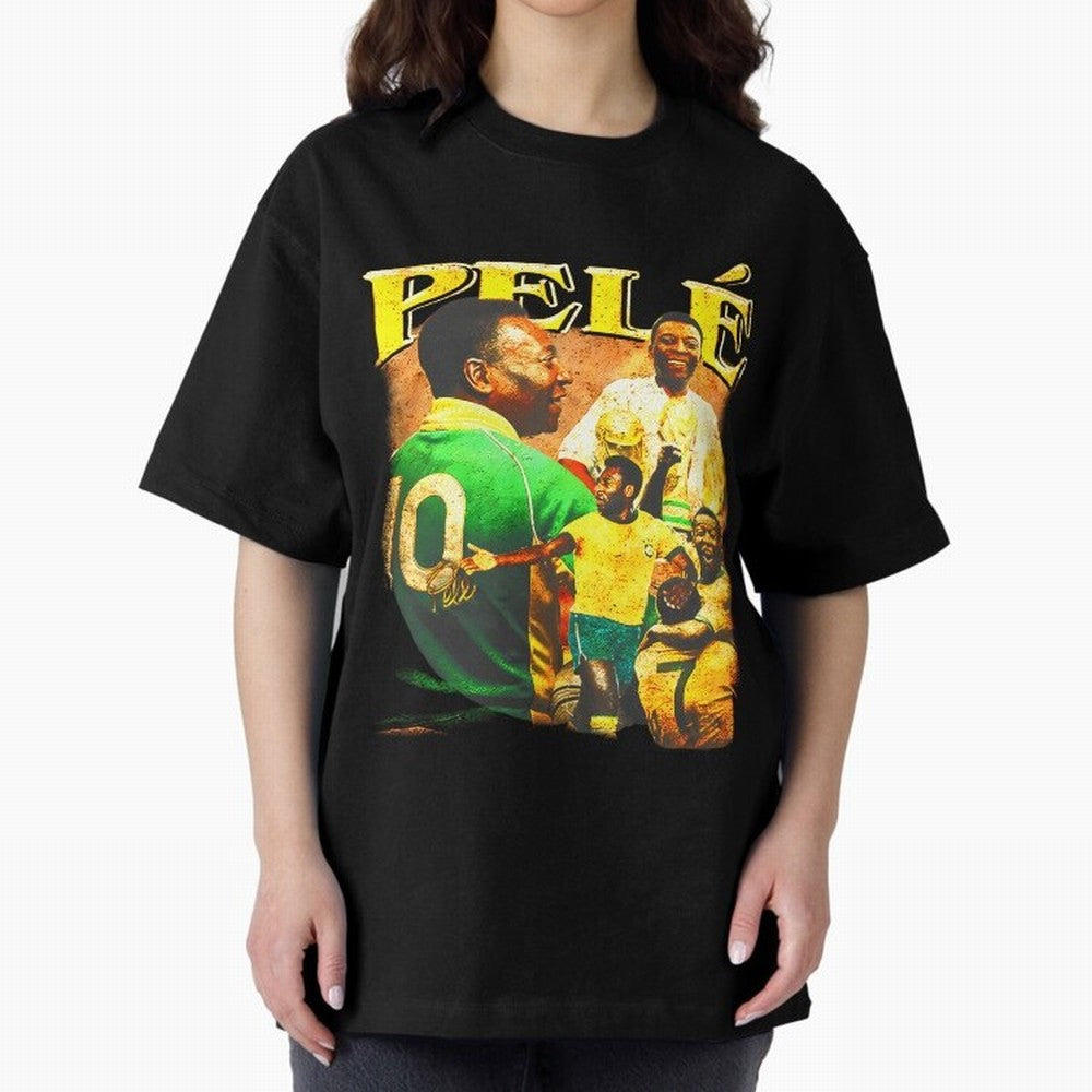Pele The King Essential T-Shirt Celebrate the Magic of FIFA World Cup 2026 for Fans of Cristiano Ronaldo and Argentina and Brazil, Bringing Fan Favorite Moments, National Team Passion, Big Match Drama and Soccer History; Great for Watch Parties,