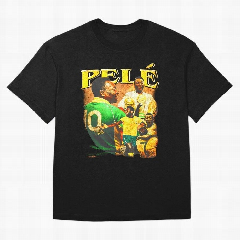 Pele The King Essential T-Shirt Celebrate the Magic of FIFA World Cup 2026 for Fans of Cristiano Ronaldo and Argentina and Brazil, Bringing Fan Favorite Moments, National Team Passion, Big Match Drama and Soccer History; Great for Watch Parties,