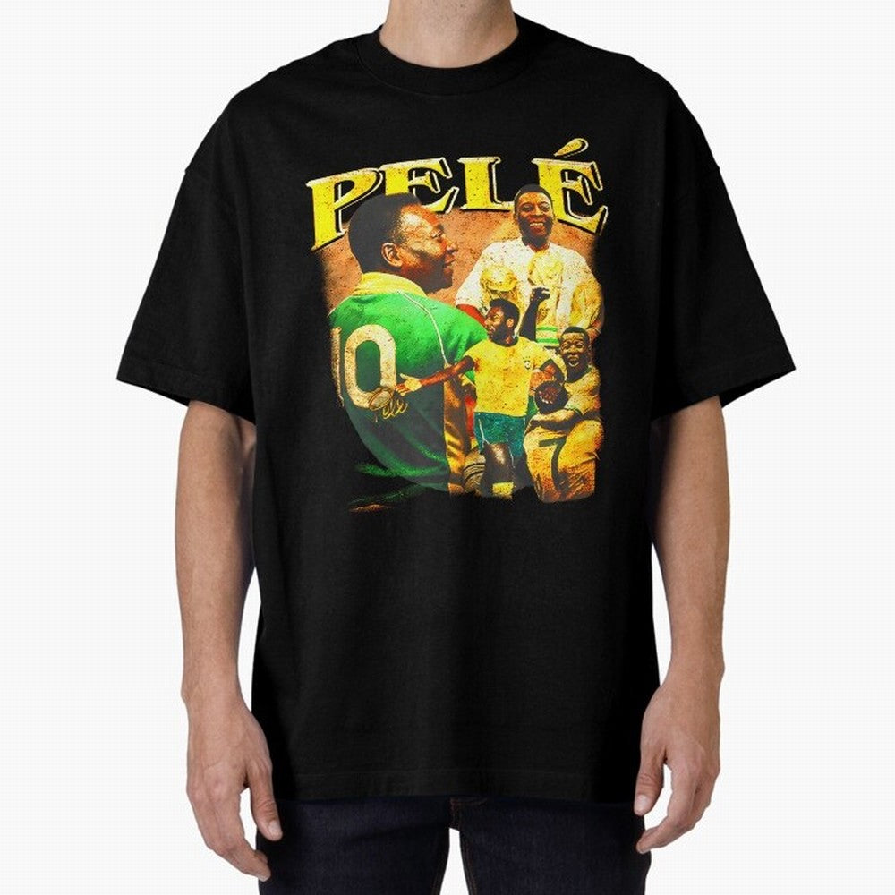 Pele The King Essential T-Shirt Celebrate the Magic of FIFA World Cup 2026 for Fans of Cristiano Ronaldo and Argentina and Brazil, Bringing Fan Favorite Moments, National Team Passion, Big Match Drama and Soccer History; Great for Watch Parties,