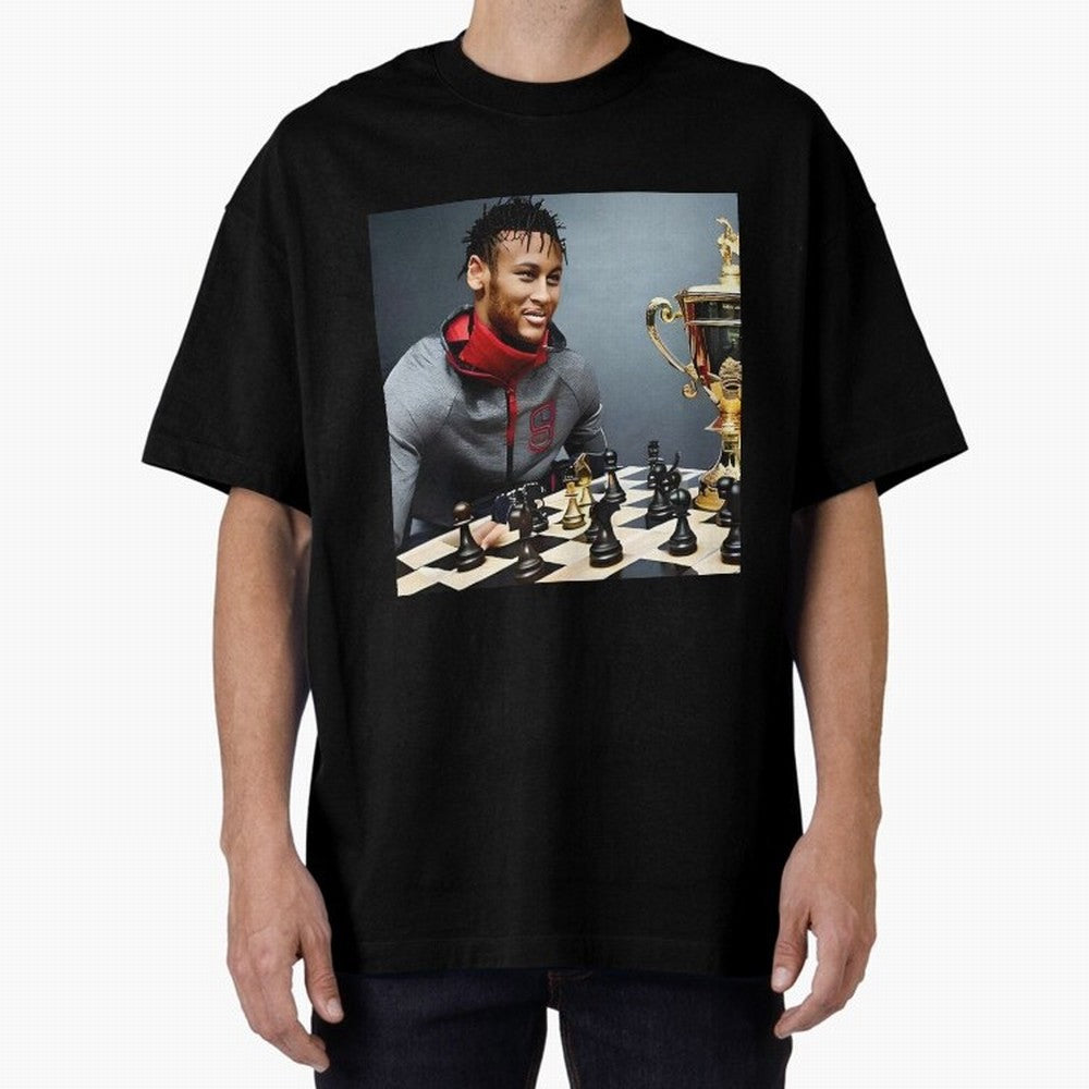 Mastermind: Neymar Playing Chess with the Championship Trophy Classic T-Shirt Bring Home the FIFA World Cup 2026 Journey through Mbappe and Neymar Highlights, Argentina, France and Brazil Pride, Stadium Chants, National Pride, Trophy Dreams and