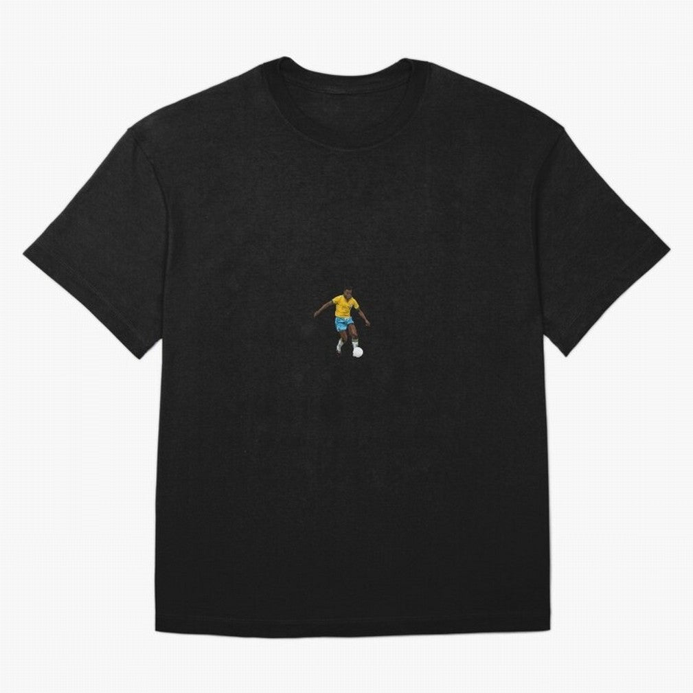 Pele Minimalist Oversized T-Shirt Make Your Look Match Match Day Hype around FIFA World Cup 2026, CR7, Argentina, Football History, Final Match Energy, Crowd Noise and Once in a Lifetime Moments; Ideal for Football Dads, Football Moms, Friends,