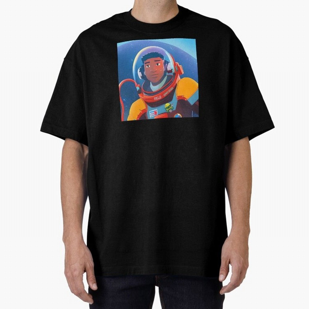 Pele in space looking game Classic T-Shirt Feel the Roar of FIFA World Cup 2026 Group Stage Driven by Messi, CR7 and Mbappe, Portugal, Spain and Germany Energy, Vintage Soccer Flavor, Modern Football Stars, National Flags and Final Night Emotion;