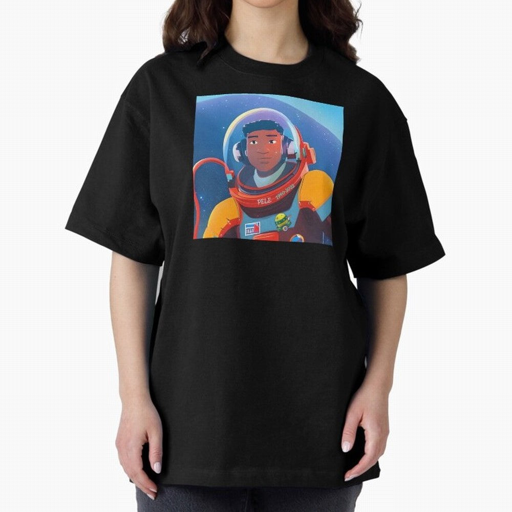 Pele in space looking game Classic T-Shirt Feel the Roar of FIFA World Cup 2026 Group Stage Driven by Messi, CR7 and Mbappe, Portugal, Spain and Germany Energy, Vintage Soccer Flavor, Modern Football Stars, National Flags and Final Night Emotion;