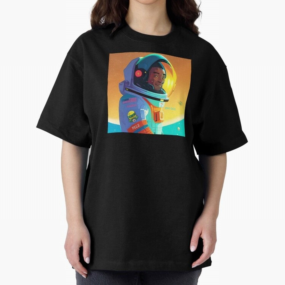 Pele in space looking game Classic T-Shirt Celebrate FIFA World Cup 2026 Spirit, Connected to England, France and Netherlands, Neymar, Global Supporter Spirit, Legendary Goals, National Colors and Tournament Celebration; Great for Watch Parties,