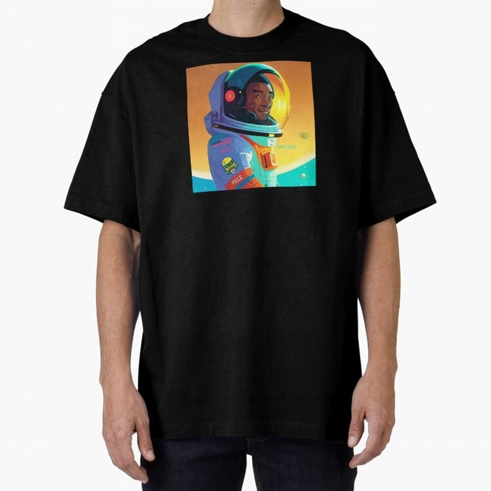 Pele in space looking game Classic T-Shirt Celebrate FIFA World Cup 2026 Spirit, Connected to England, France and Netherlands, Neymar, Global Supporter Spirit, Legendary Goals, National Colors and Tournament Celebration; Great for Watch Parties,