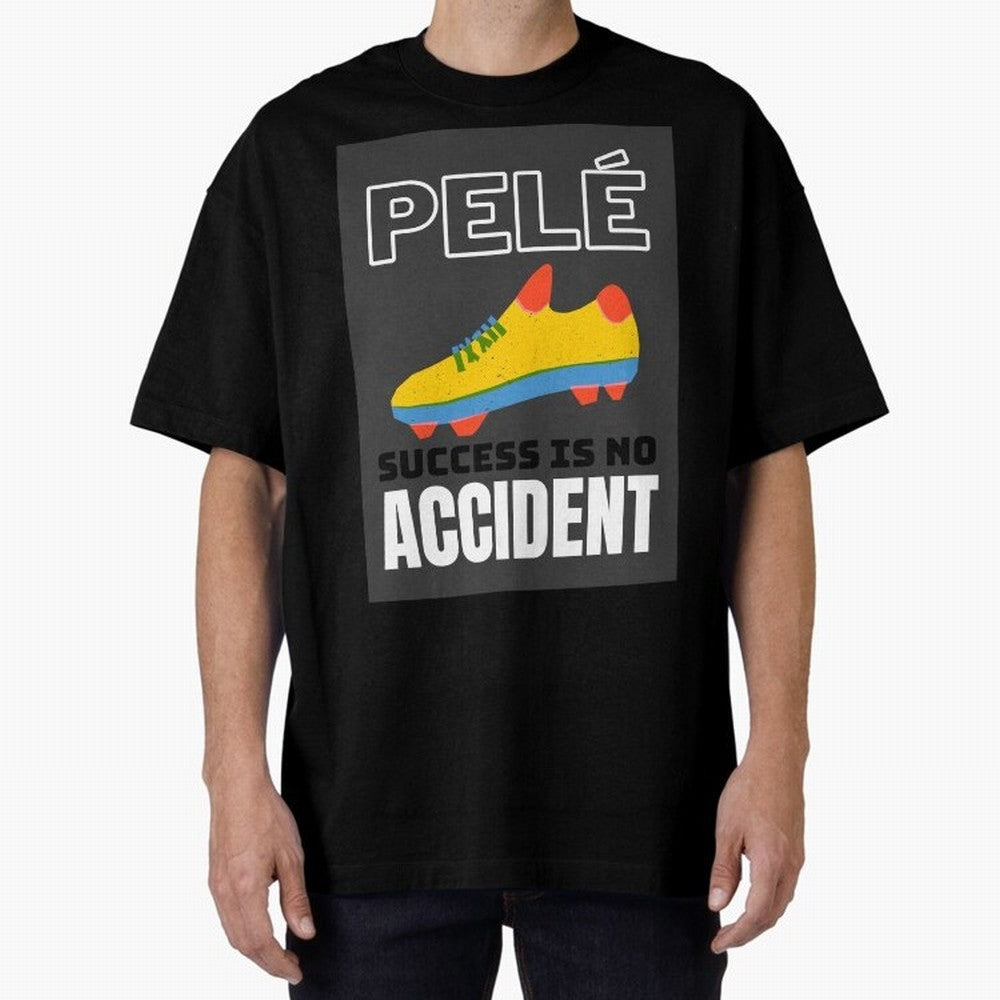 Pele Quote Success Is No Accident Graphic Classic T-Shirt Enjoy the FIFA World Cup 2026 USA Canada Mexico Journey through Cristiano Ronaldo Highlights, England, France and Netherlands Pride, Classic Soccer Heritage, Championship Pressure, Fan