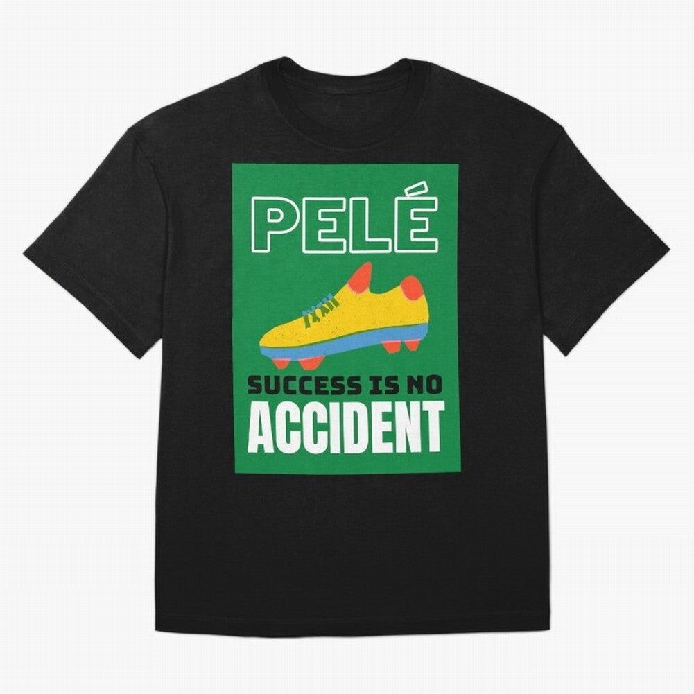 Copy of Pele Quote Success Is No Accident Graphic Oversized T-Shirt Unlock FIFA World Cup 2026 Group Stage Spirit, Driven by France and Portugal, Messi, Neymar and Mbappe, Stadium Chants, National Pride, Trophy Dreams and Unforgettable Football