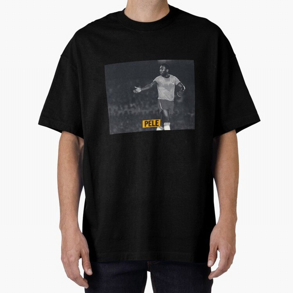 Pele Brazil Player Classic T-Shirt Celebrate Global Passion for Match Day Hype around FIFA World Cup 2026 Group Stage, Messi, Neymar and Mbappe, Netherlands, Championship Spirit, Famous Goals, Roaring Crowds and International Football Unity; Made