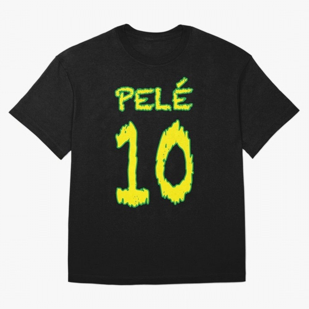 Pel¨¦ 10 Oversized T-Shirt Celebrate Fan Culture around FIFA World Cup 2026 USA Canada Mexico Spirit, Centered on Argentina and Brazil, Cristiano Ronaldo, Championship Spirit, Famous Goals, Roaring Crowds and International Football Unity; Great for