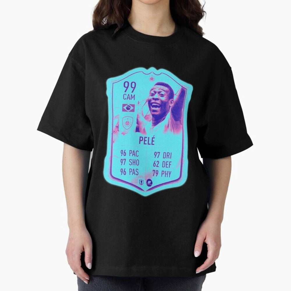 Pele Oversized T-Shirt Show Support during the FIFA World Cup 2026 USA Canada Mexico Journey through Messi Highlights, Argentina Pride, Championship Spirit, Famous Goals, Roaring Crowds and International Football Unity; Made for Die Hard
