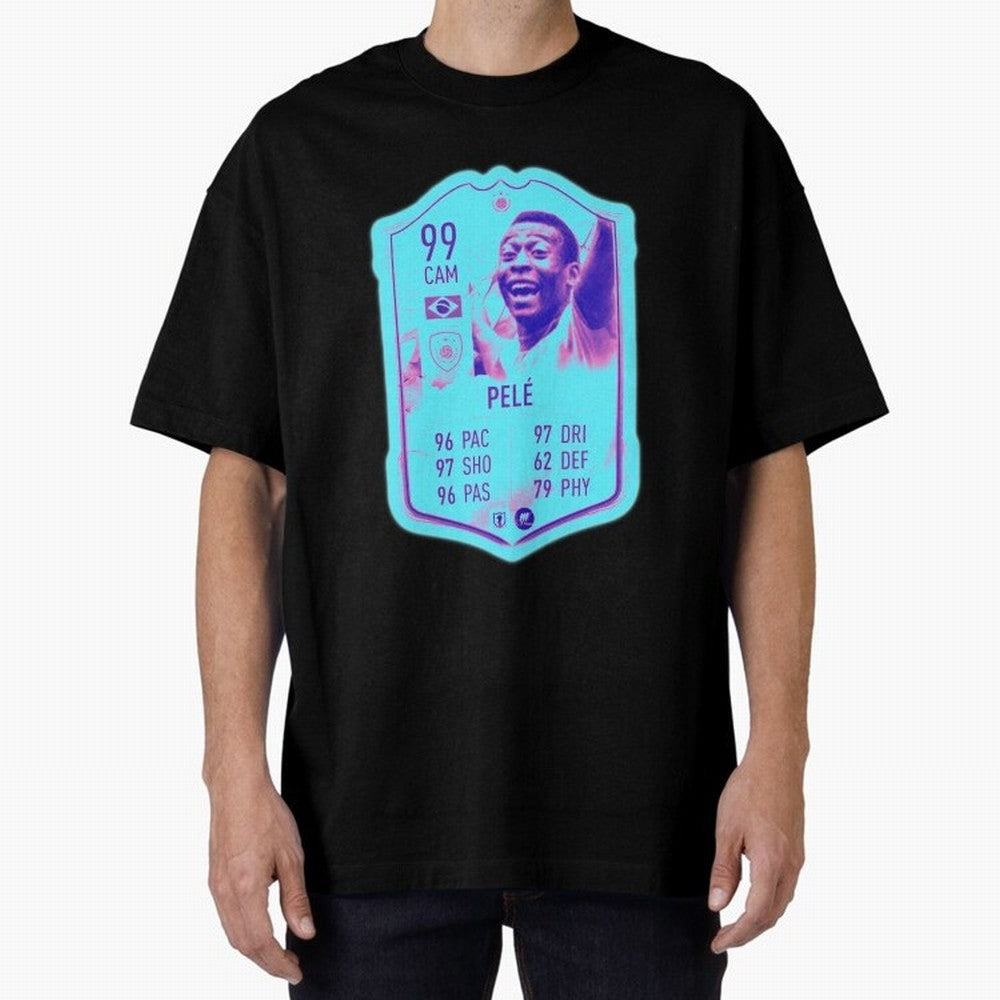 Pele Oversized T-Shirt Show Support during the FIFA World Cup 2026 USA Canada Mexico Journey through Messi Highlights, Argentina Pride, Championship Spirit, Famous Goals, Roaring Crowds and International Football Unity; Made for Die Hard