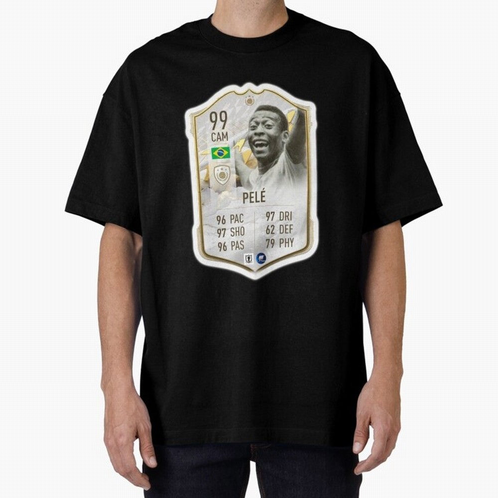 Pele Active T-Shirt Bring Retro Soccer Energy to FIFA World Cup 2026 for Fans of Cristiano Ronaldo and Brazil, Portugal and Argentina, Bringing Classic Soccer Heritage, Championship Pressure, Fan Loyalty and International Pride; Great for