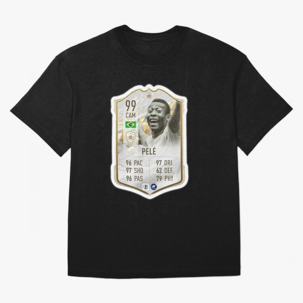 Pele Active T-Shirt Bring Retro Soccer Energy to FIFA World Cup 2026 for Fans of Cristiano Ronaldo and Brazil, Portugal and Argentina, Bringing Classic Soccer Heritage, Championship Pressure, Fan Loyalty and International Pride; Great for