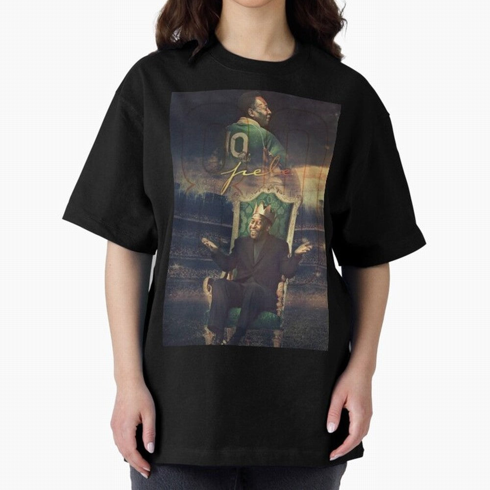 Pel¨¦ Pel¨¦ Pel¨¦ Pele Pele Pele Brazil Brazil Oversized T-Shirt Share FIFA World Cup 2026 USA Canada Mexico Spirit, Made for France and Portugal, Mbappe and Neymar, Football History, Final Match Energy, Crowd Noise and Once in a Lifetime Moments;