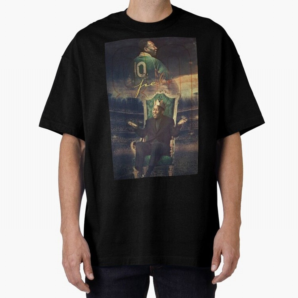 Pel¨¦ Pel¨¦ Pel¨¦ Pele Pele Pele Brazil Brazil Oversized T-Shirt Share FIFA World Cup 2026 USA Canada Mexico Spirit, Made for France and Portugal, Mbappe and Neymar, Football History, Final Match Energy, Crowd Noise and Once in a Lifetime Moments;