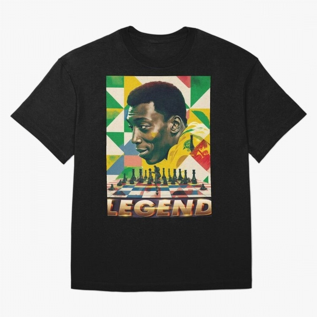 Signed Pele Shirt Oversized T-Shirt Show Your Stadium Side during FIFA World Cup 2026 Spirit, Filled with Argentina, Neymar, Haaland and Cristiano Ronaldo, Soccer Culture, Superstar Moments, National Team Dreams and Competitive Fire; Great for