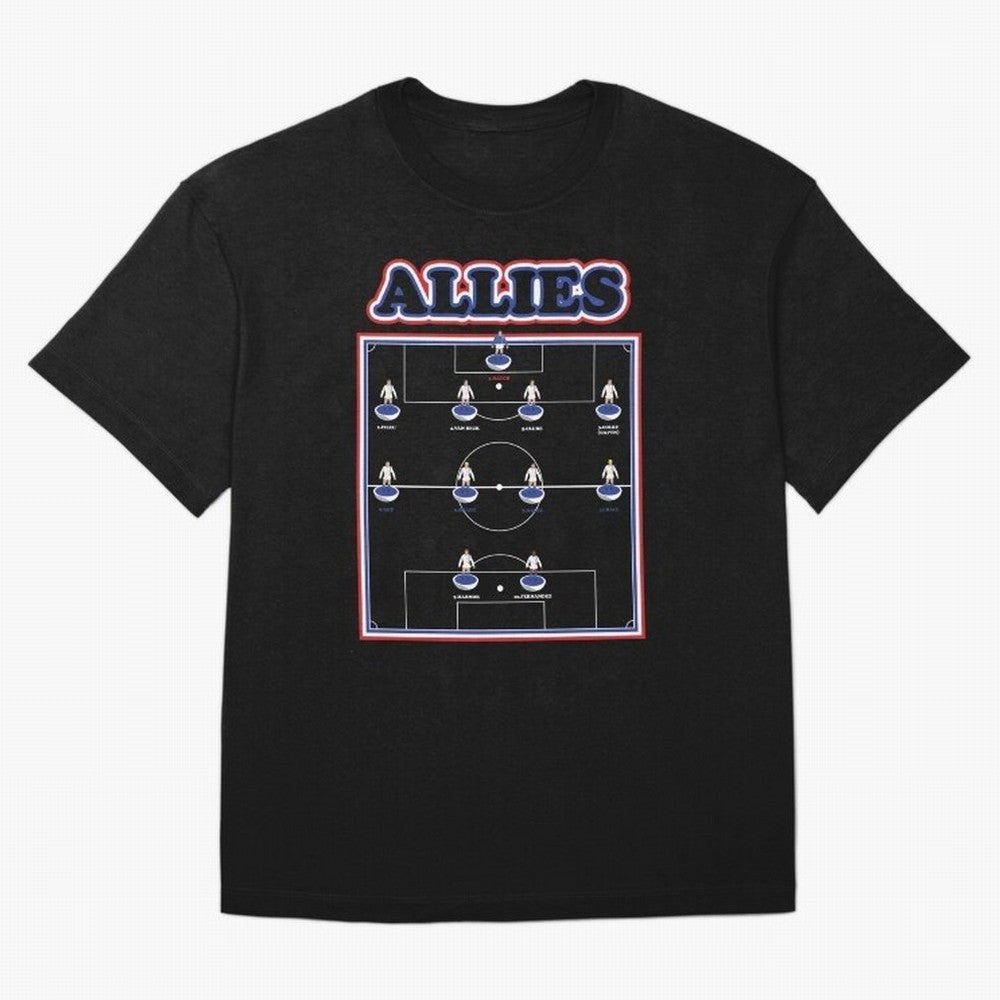 The Allies Team Line Up Oversized T-Shirt Feel Global Football Passion for FIFA World Cup 2026, Connected to Messi, CR7 and Mbappe, England, France and Netherlands, Game Day Rituals, Football Legends, Country Pride and the Road to the Final; Made