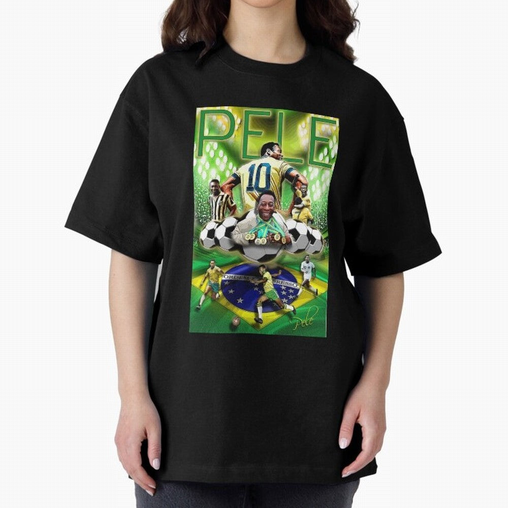 PELE Poster52 Essential T-Shirt Represent Global Football Passion for FIFA World Cup 2026 USA Canada Mexico, Made for Messi, CR7 and Mbappe, Spain and Netherlands, Classic Soccer Heritage, Championship Pressure, Fan Loyalty and International Pride;
