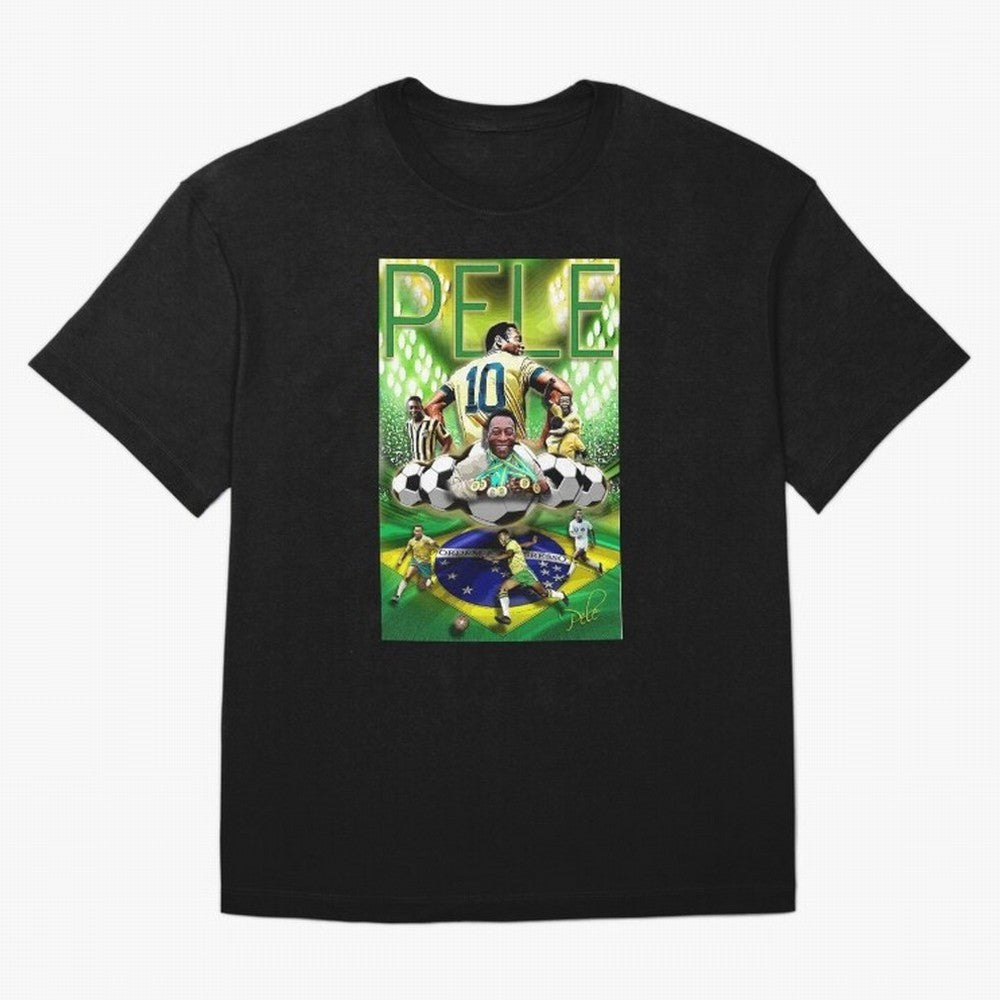 PELE Poster52 Essential T-Shirt Represent Global Football Passion for FIFA World Cup 2026 USA Canada Mexico, Made for Messi, CR7 and Mbappe, Spain and Netherlands, Classic Soccer Heritage, Championship Pressure, Fan Loyalty and International Pride;