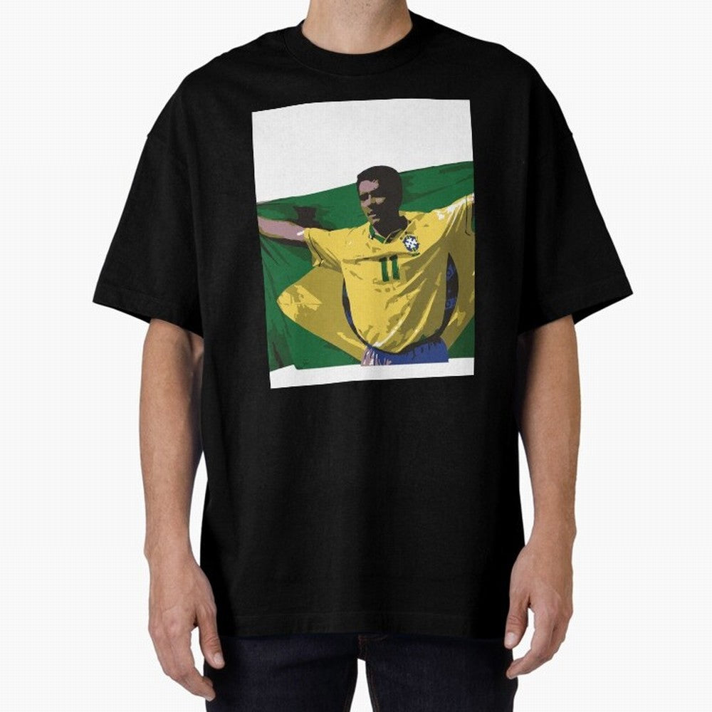Romario brazil flag Essential T-Shirt Get Ready for Match Day Hype around FIFA World Cup 2026, Mbappe and Neymar, England, Football Passion, Legendary Performances, Festival Vibes and Supporter Community; Created for Match Day Parties, Soccer