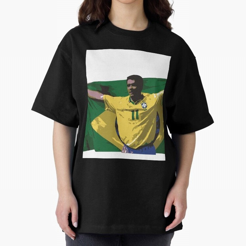 Romario brazil flag Essential T-Shirt Get Ready for Match Day Hype around FIFA World Cup 2026, Mbappe and Neymar, England, Football Passion, Legendary Performances, Festival Vibes and Supporter Community; Created for Match Day Parties, Soccer