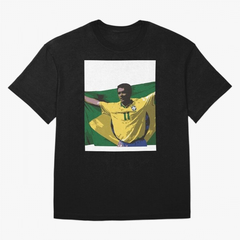 Romario brazil flag Essential T-Shirt Get Ready for Match Day Hype around FIFA World Cup 2026, Mbappe and Neymar, England, Football Passion, Legendary Performances, Festival Vibes and Supporter Community; Created for Match Day Parties, Soccer