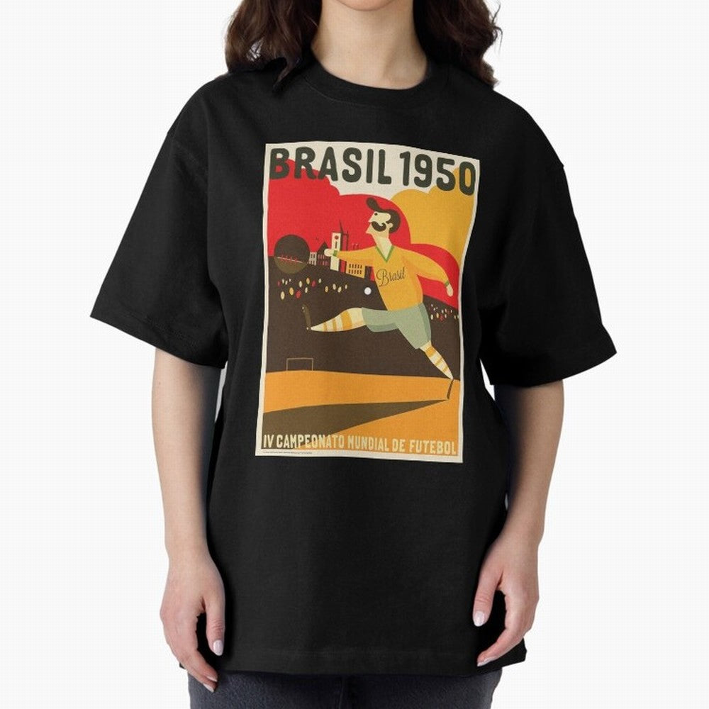 Brasil 1950 World Cup6 Essential T-Shirt Feel the Heartbeat of FIFA World Cup 2026 Group Stage Spirit, Capturing France and Portugal, Cristiano Ronaldo, Worldwide Fan Energy, Dramatic Goals, Stadium Lights and Championship Celebrations; Ideal for