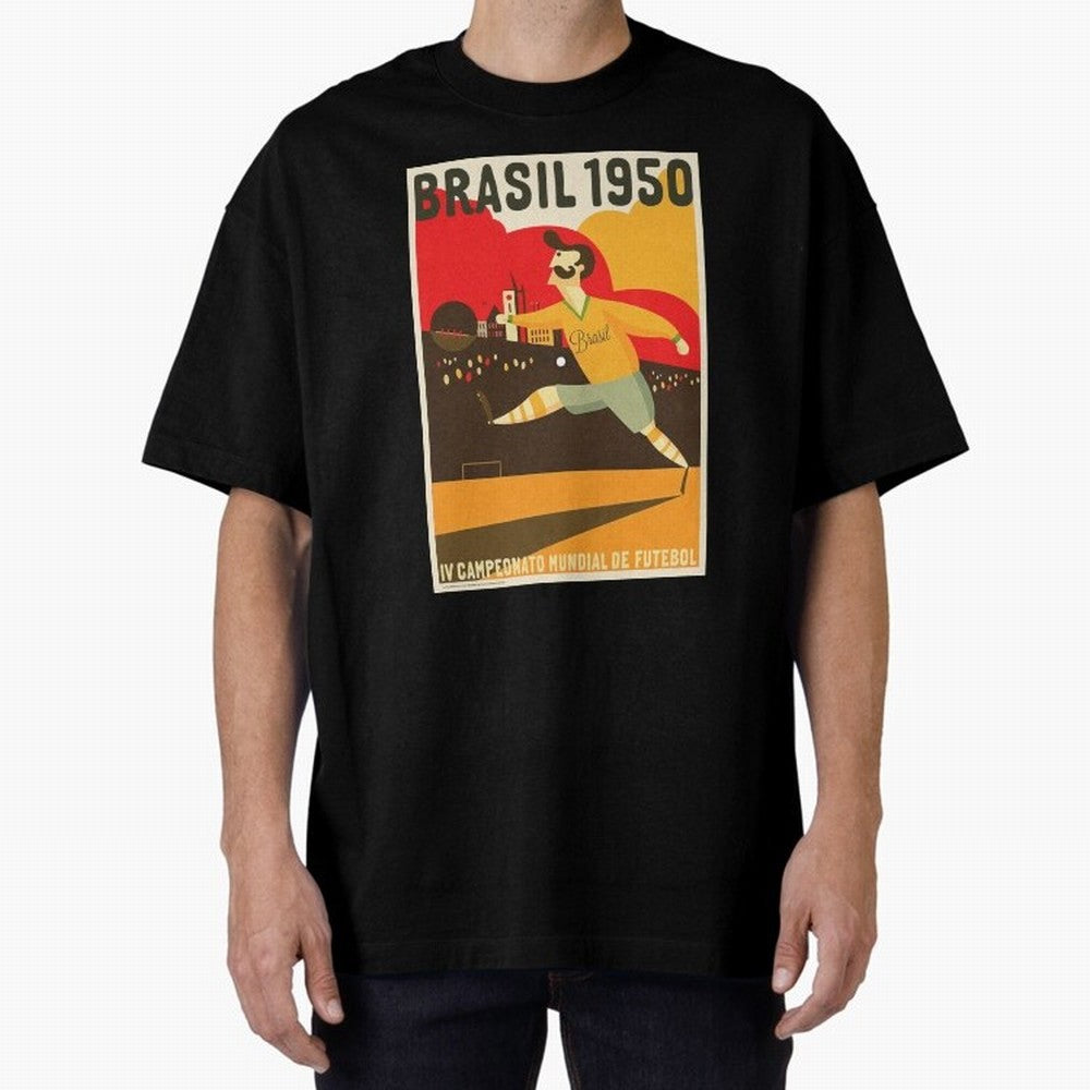Brasil 1950 World Cup6 Essential T-Shirt Feel the Heartbeat of FIFA World Cup 2026 Group Stage Spirit, Capturing France and Portugal, Cristiano Ronaldo, Worldwide Fan Energy, Dramatic Goals, Stadium Lights and Championship Celebrations; Ideal for