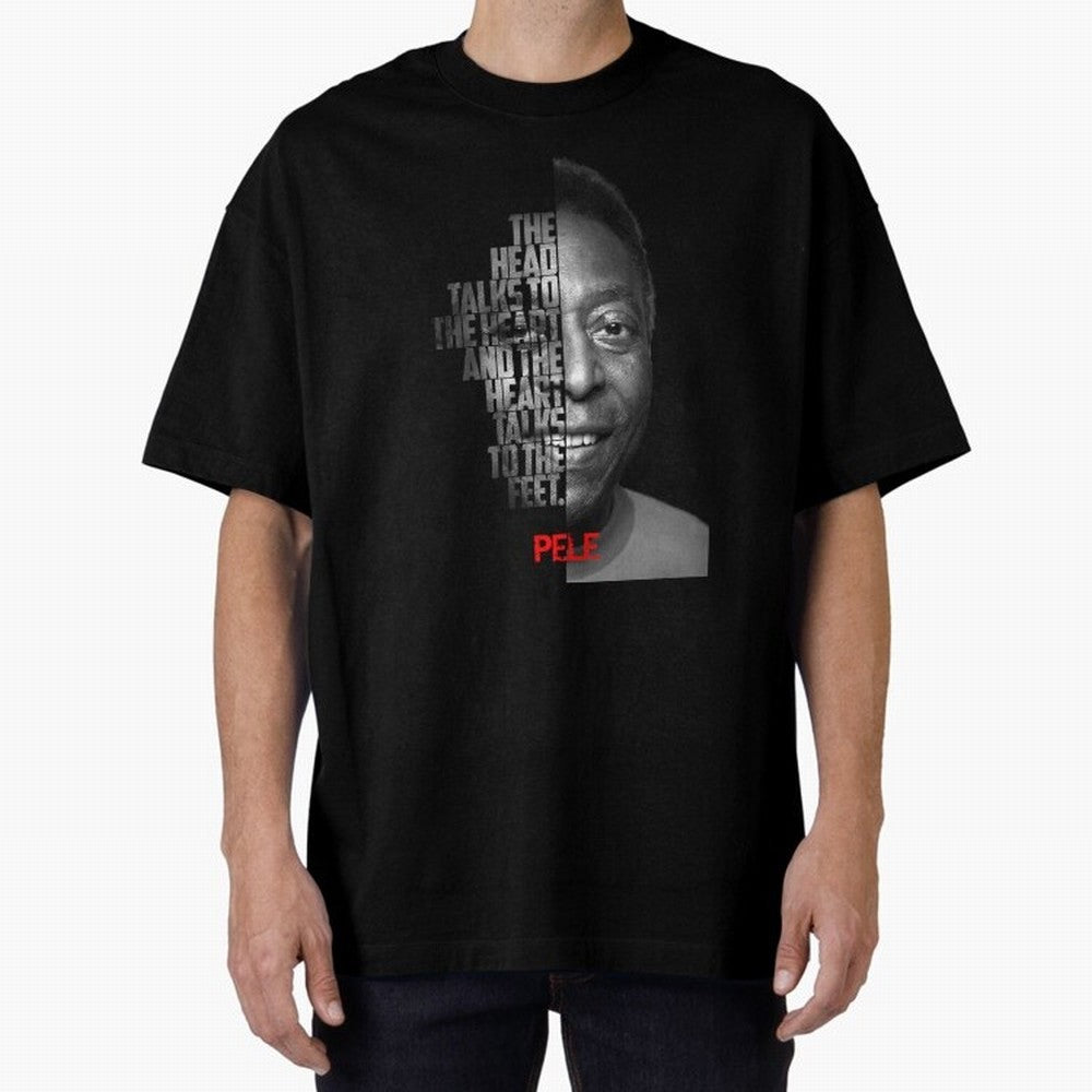 Black and white Pele quote1 Essential T-Shirt Feel the Roar of FIFA World Cup 2026 USA Canada Mexico Centered on Haaland, Brazil, Portugal and Argentina Energy, Championship Spirit, Famous Goals, Roaring Crowds and International Football Unity;