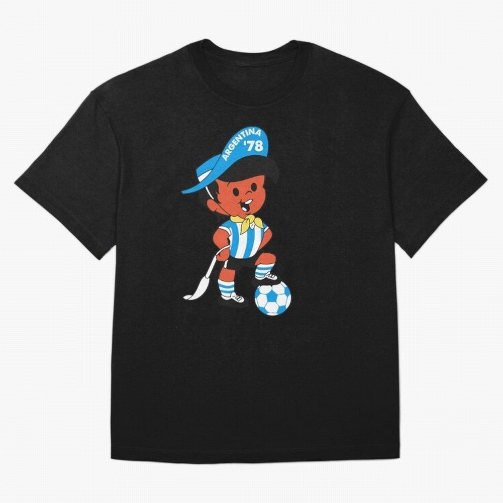 Argentina 78 Mascot Print1 Essential T-Shirt Build FIFA World Cup 2026 USA Canada Mexico Spirit, Filled with Brazil, Portugal and Argentina, Messi, Goal Celebration Energy, Supporter Heritage, Football Icons and Worldwide Tournament Joy; Made for